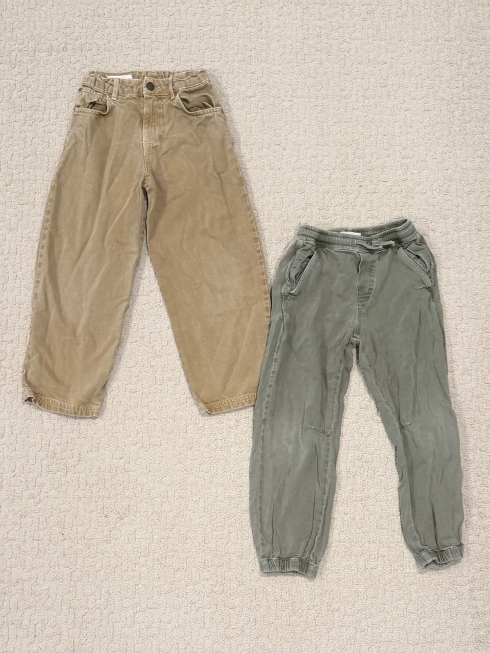 Kids Zara 2 Pairs Pants Bundle Size 8-9